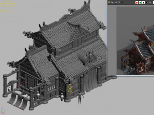 woma temple-main city-bookstore 01 Modelo 3D