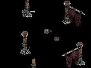 temple of woma-pillars Modelo 3D
