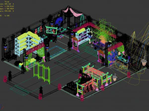 dance supplies-workshop 3D Model