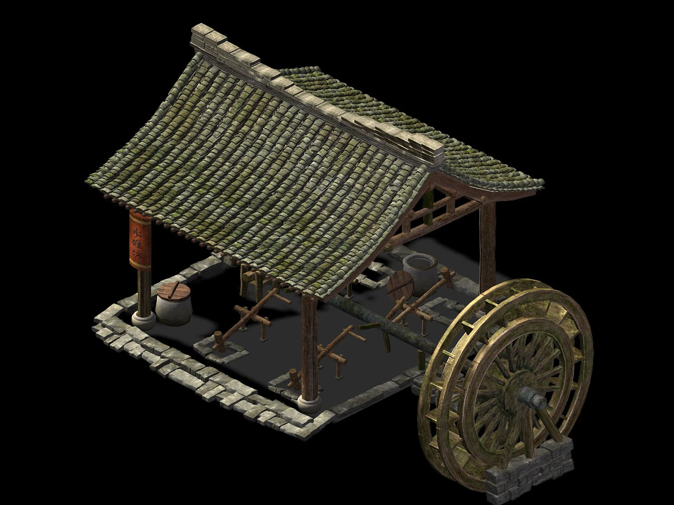 xian-shuidongfang 32 3D Model .c4d .max .obj .3ds .fbx .stl .blend 