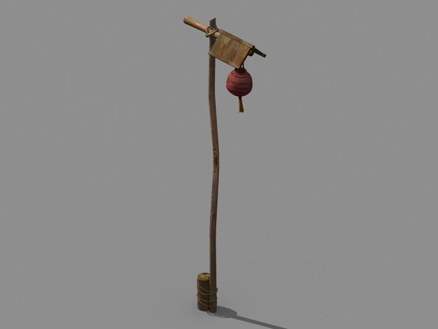 xian-shuidoufang lantern 44 3D Model .c4d .max .obj .3ds .fbx .stl .blend