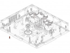 journey to the west-wuzhuang temple 21 3D Model