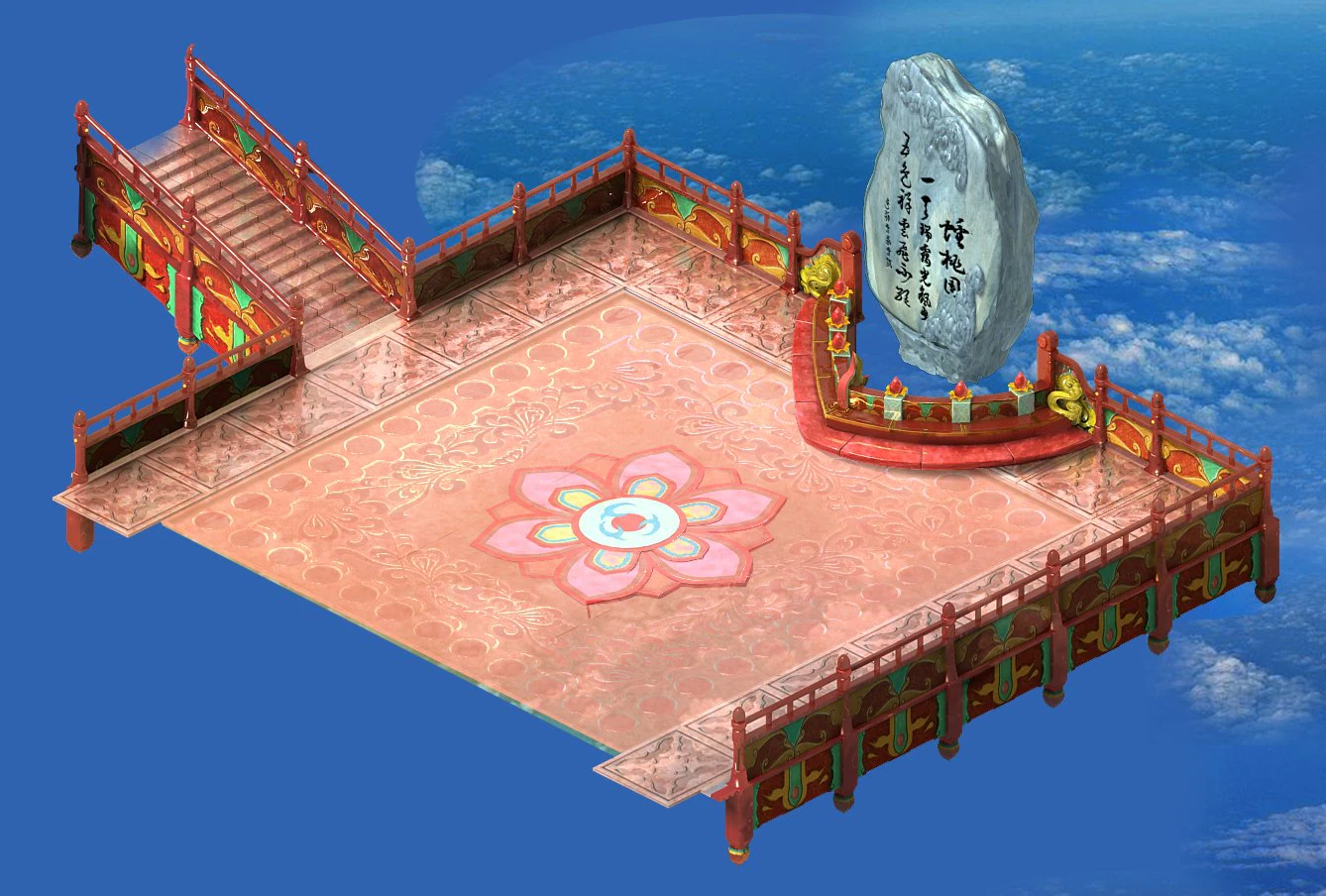 fairy world-pantaoyuan 9000-architecture 3D Model .c4d .max .obj .3ds .fbx .stl .blend 