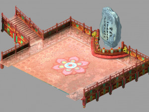 fairy world-pantaoyuan 9000-architecture 3D Модель