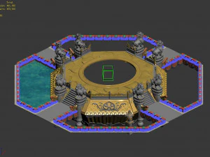 fairyland-pantaoyuan-jintai-fence 3D Model