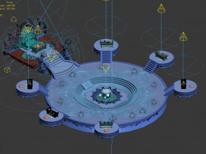 fairy world-banquet-pan peach conference 12 Modelo 3D