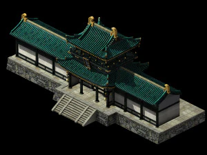 county hall-yimen 12 3D Model