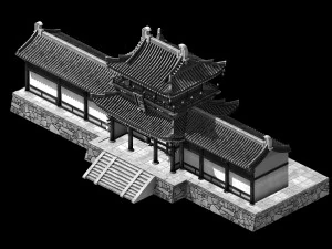 county hall-yimen 12 3D Model