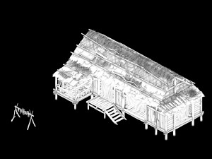 country-building-farmer-home 3D Modell