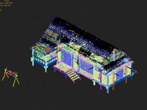 country-building-farmer-home 3D Modell
