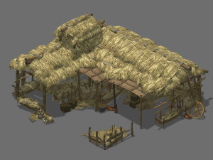rest stop-stable 02 Modelo 3D