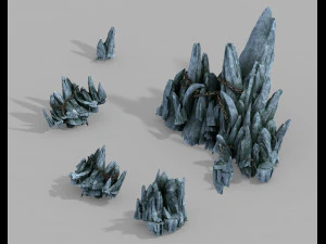 asura heaven realm-big mountain 3D Model