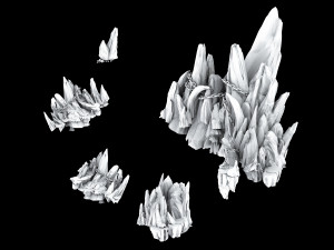 asura heaven realm-big mountain Model 3D