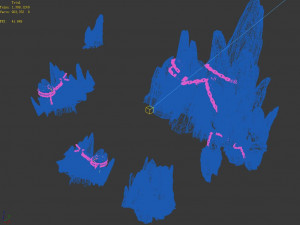 asura heaven realm-big mountain Model 3D