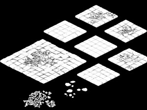 shura celestial realm-broken floor tiles 3D Модель