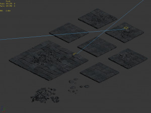 shura celestial realm-broken floor tiles 3D Модель