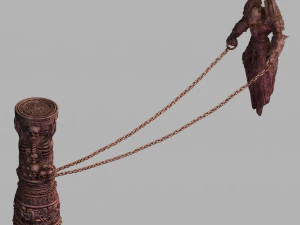 shura c&eacute;u-escultura-pilar Modelo 3D