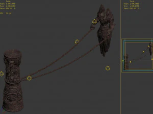 shura heaven-sculpture-pillar 3D Model