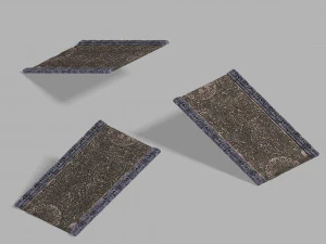 garis timbul syura surga Model 3D