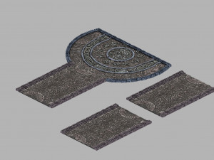 asura heaven-embossed lines 01 3D Model
