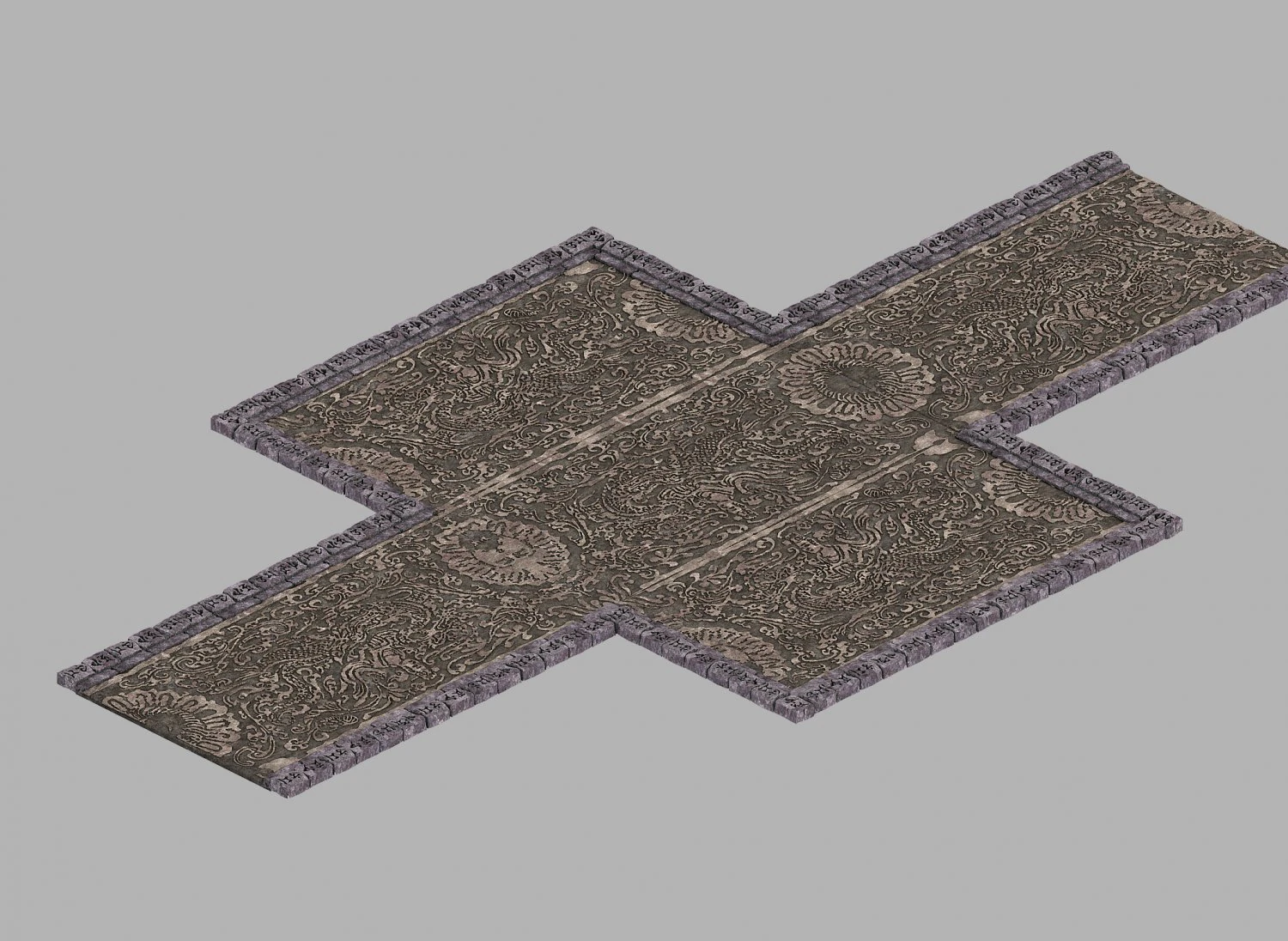 shura heaven-embossed line 02 3D Model .c4d .max .obj .3ds .fbx .stl .blend