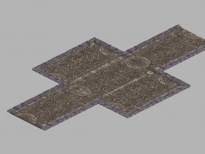 shura heaven-embossed line 02 3D Model