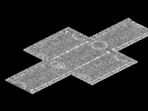 shura heaven-embossed line 02 3D Model