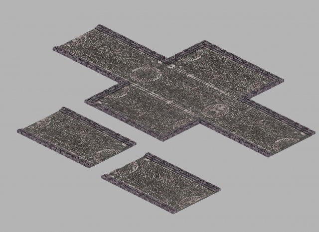 asura heaven-embossed lines 03 3D Модель .c4d .max .obj .3ds .fbx .stl .blend 