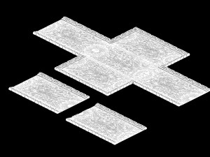 asura heaven-embossed lines 03 3D Модель