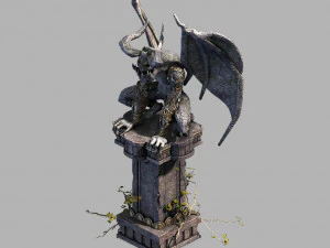 슈라 천국의 이상한 조각품 3D 모델