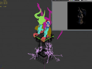 shura heaven-weird sculpture Modèle 3D