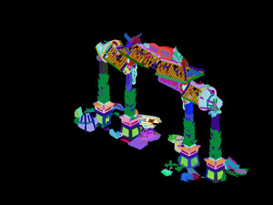 shura celestial realm-archway-damaged 01 3D Model