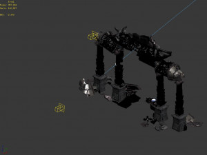 shura celestial realm-archway-damaged 01 3D Model