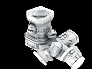 shura celestial realm-broken pillar 02 Modelo 3D