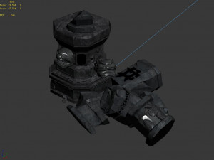 shura celestial realm-broken pillar 02 Modelo 3D