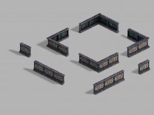 शूरा स्वर्ग-ताइज़ी साइडबार 3D मॉडल