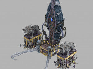 shura heaven-shura god throne Modèle 3D