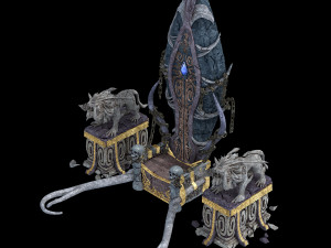 shura heaven-shura god throne 3D मॉडल