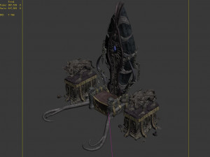 shura heaven-shura god throne 3D मॉडल