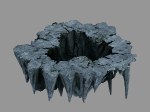 asura heaven-meteorite cave 3D Model