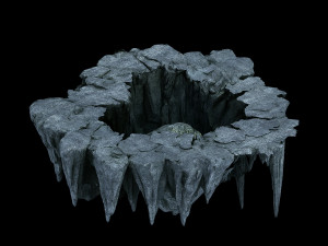 asura heaven-meteorite cave Modelo 3D