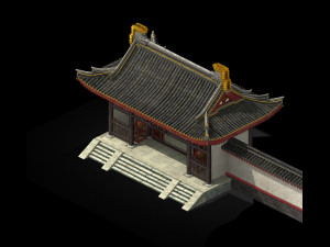 yamen-gate-drum 3D Model