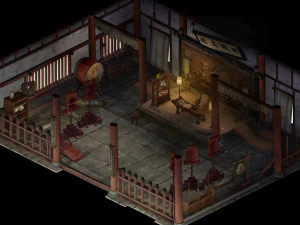 Yamen-zniszczony-wewnętrzny 12 Model 3D