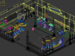 yamen-dilapidated-indoor 12 3D Model