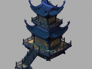 yama temple-temple-building group 16 Modelo 3D