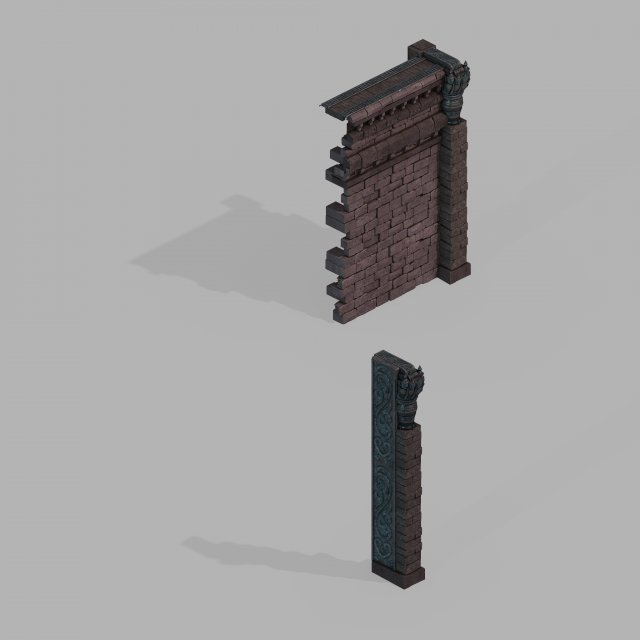 willow fall-wall of purgatory Modello 3D .c4d .max .obj .3ds .fbx .stl .blend 