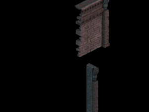 willow fall-wall of purgatory Modello 3D