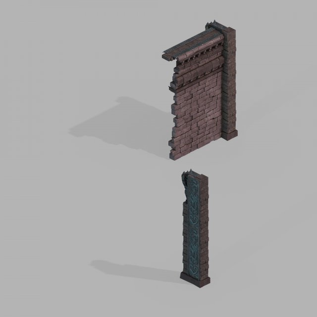willow fall-purgatory wall 02 Modello 3D .c4d .max .obj .3ds .fbx .stl .blend 