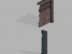 willow fall-purgatory wall 02 Modelo 3D