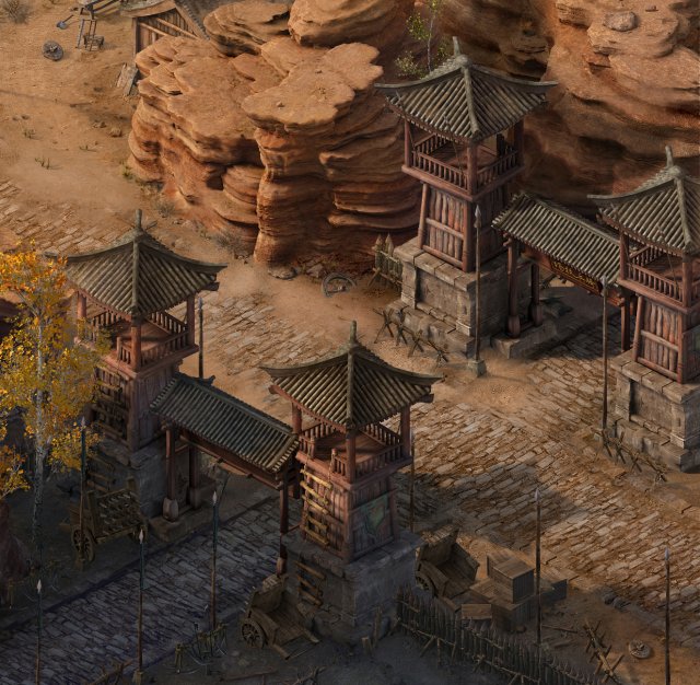 fortress-entrance building 12 Modèle 3D .c4d .max .obj .3ds .fbx .stl .blend 